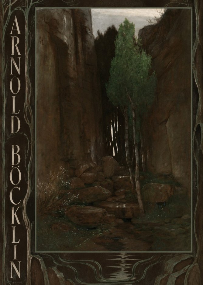 Arnold Böcklin Sacred Grove II No5 - Plakát