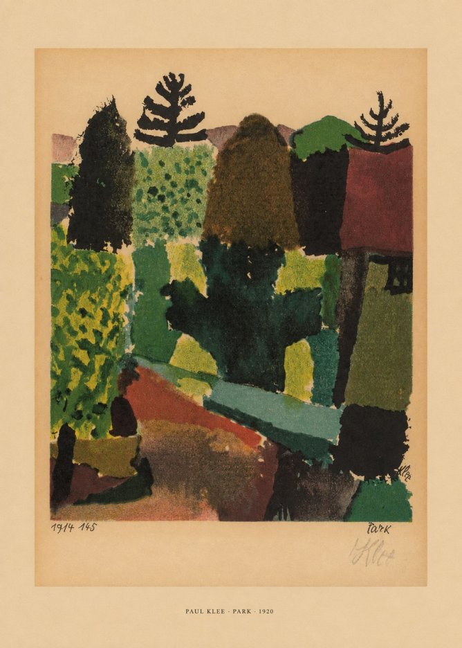 Paul Klee Park I No4 - Plakát
