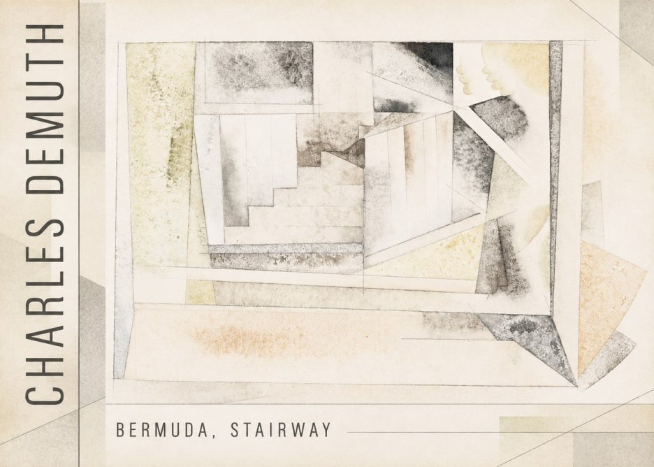 Charles Demuth Bermuda, Stairway No2 - Plakát