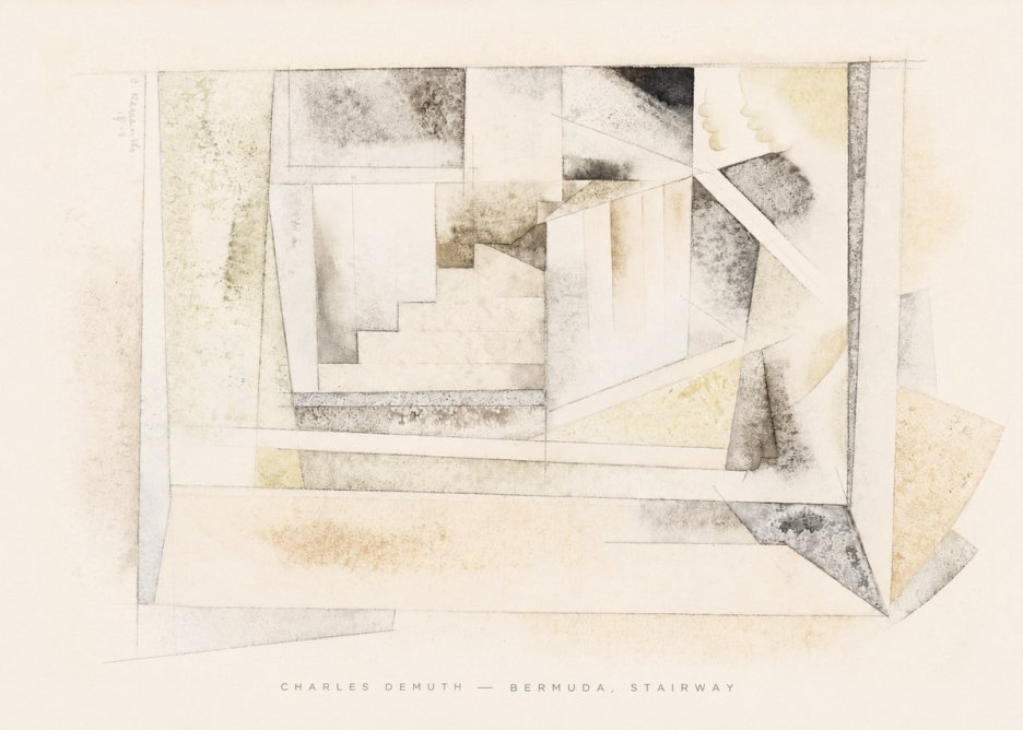 Charles Demuth Bermuda, Stairway No6 - Plakát
