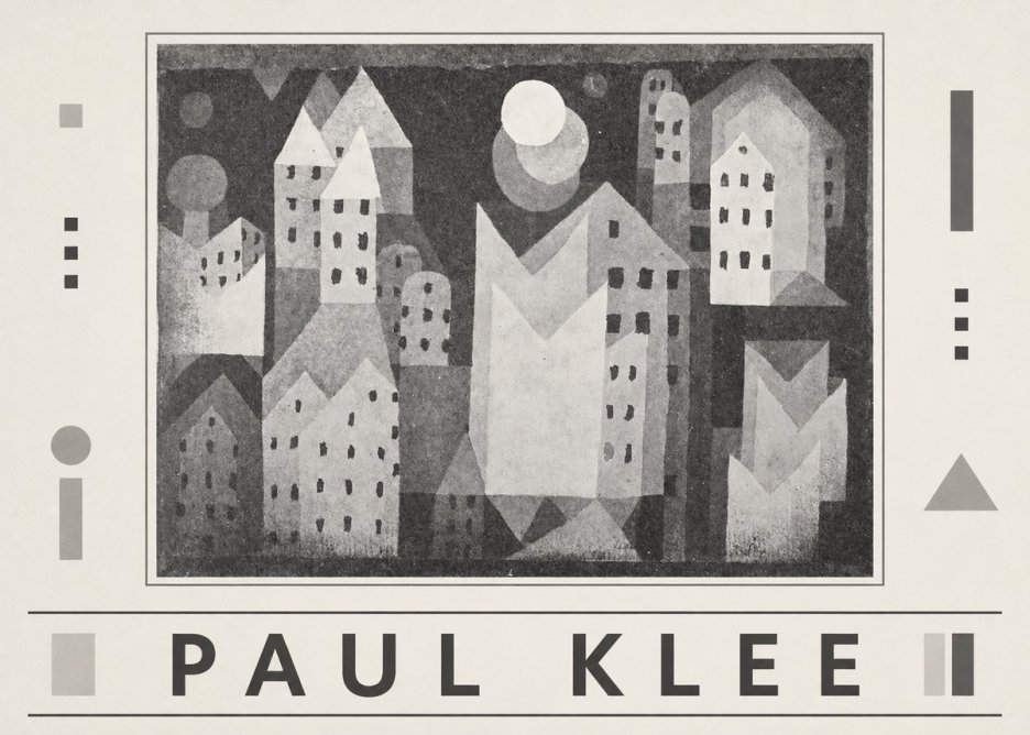 Paul Klee City of Churches No6 - Plakát