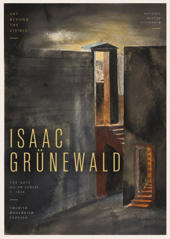Isaac Grünewald Architectural Fantasy No6 - Plakát