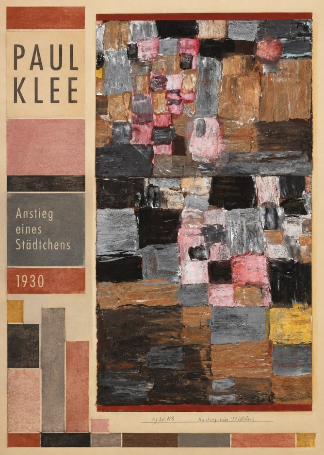 Paul Klee Anstieg Eines Städtchens No3 - Plakát