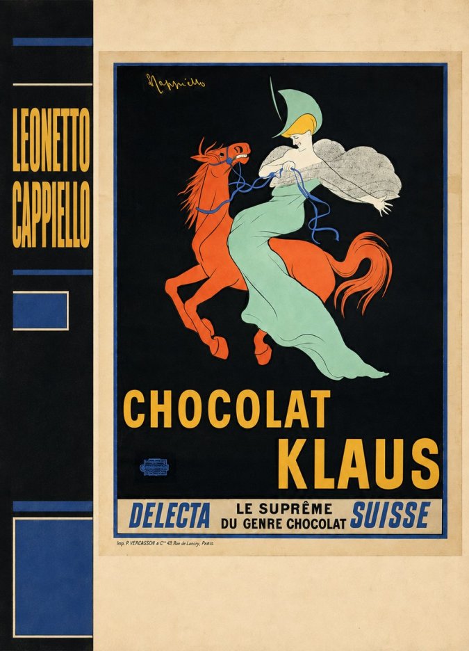 Leonetto Cappiello Chocolat Klaus II No5 - Plakát