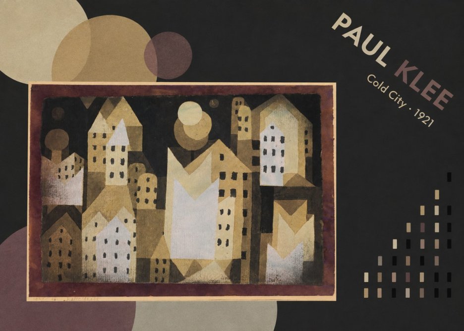 Paul Klee Cold City No5 - Plakát