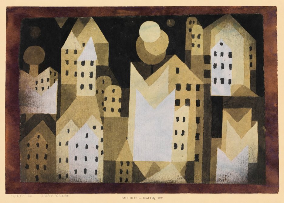 Paul Klee Cold City No6 - Plakát