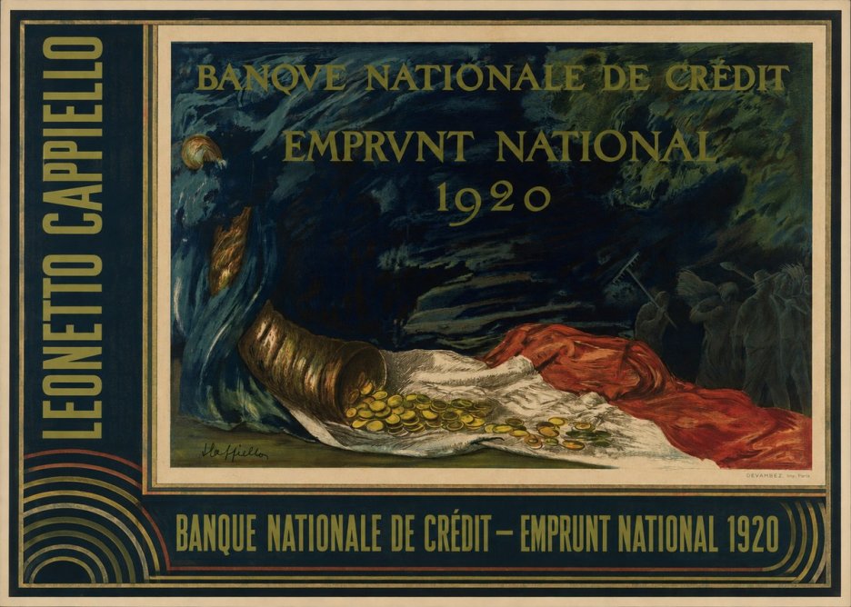Leonetto Cappiello Banque Nationale De Crédit - Emprunt National 1920 No4 - Plakát