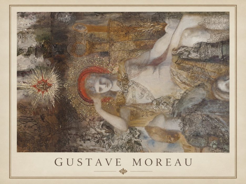 Gustave Moreau Saint Sebastian II No1 - Plakát