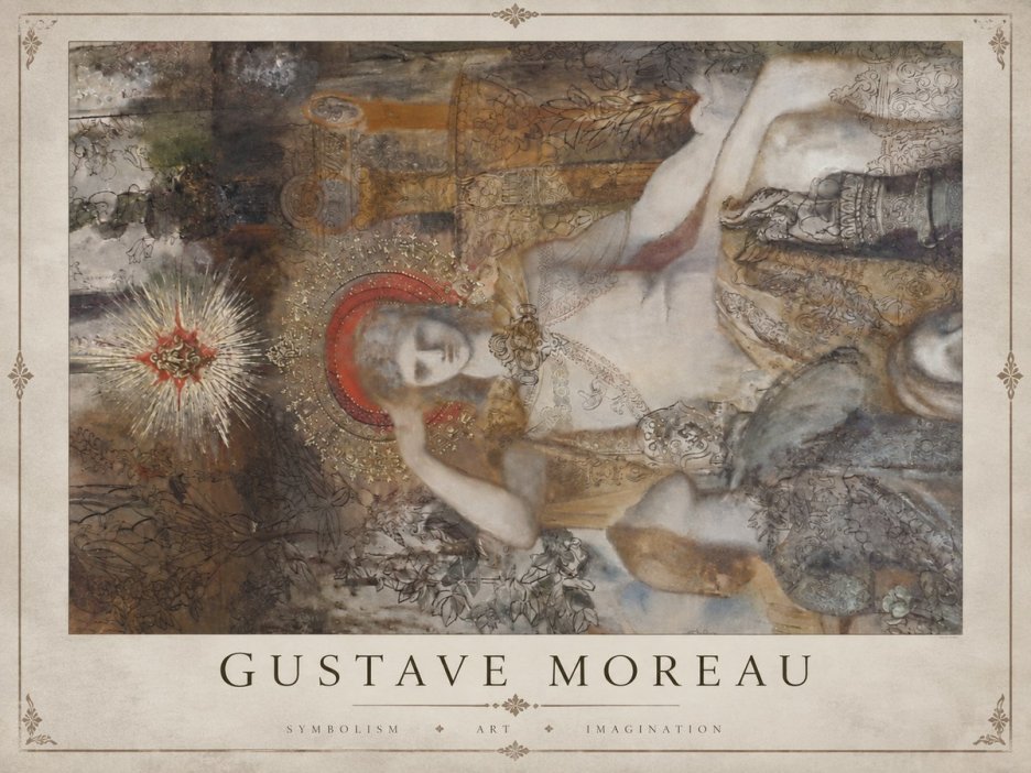 Gustave Moreau Saint Sebastian II No3 - Plakát