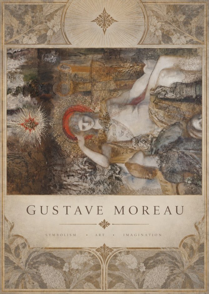 Gustave Moreau Saint Sebastian II No6 - Plakát