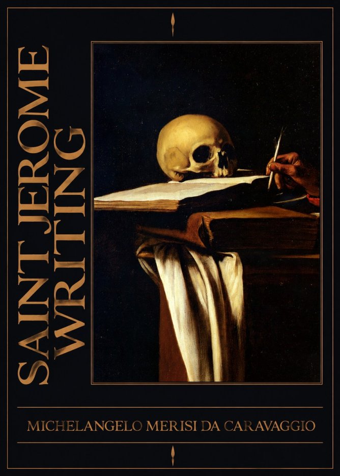 Michelangelo Merisi da Caravaggio Saint Jerome Writing III No4 - Plakát