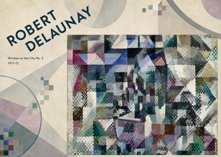 Robert Delaunay Window on the City No. 3 No3 - Plakát