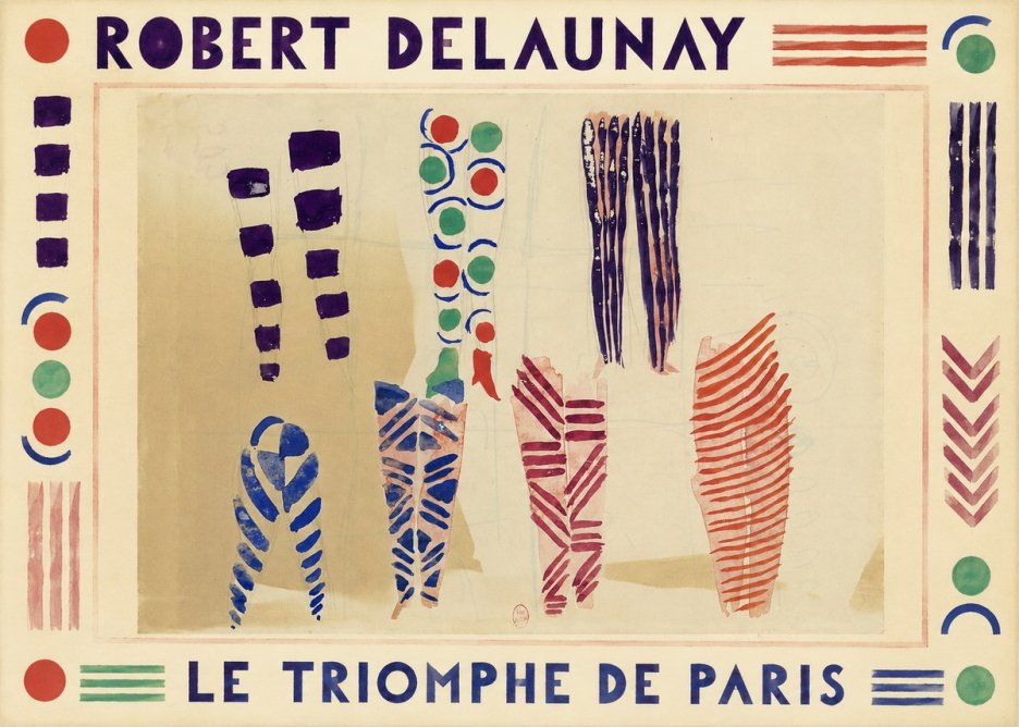 Robert Delaunay Le Triomphe De Paris IV No1 - Plakát