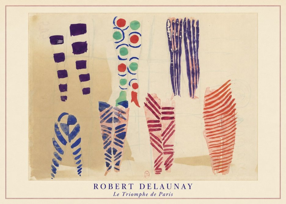 Robert Delaunay Le Triomphe De Paris IV No3 - Plakát