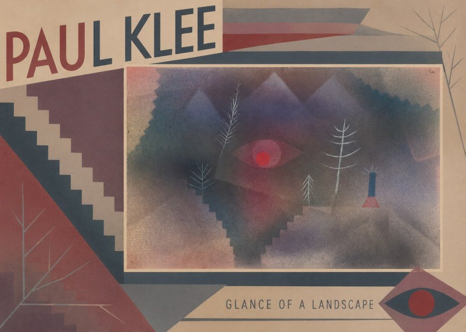 Paul Klee Glance of a Landscape No5 - Plakát