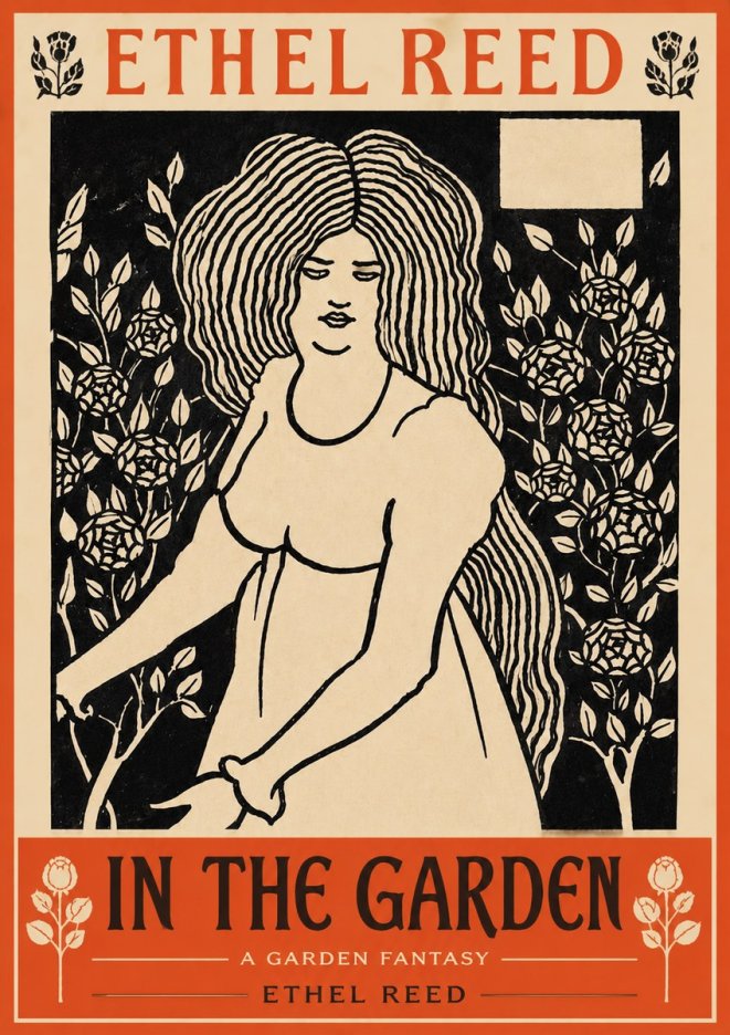 Ethel Reed In the Garden No4 - Plakát