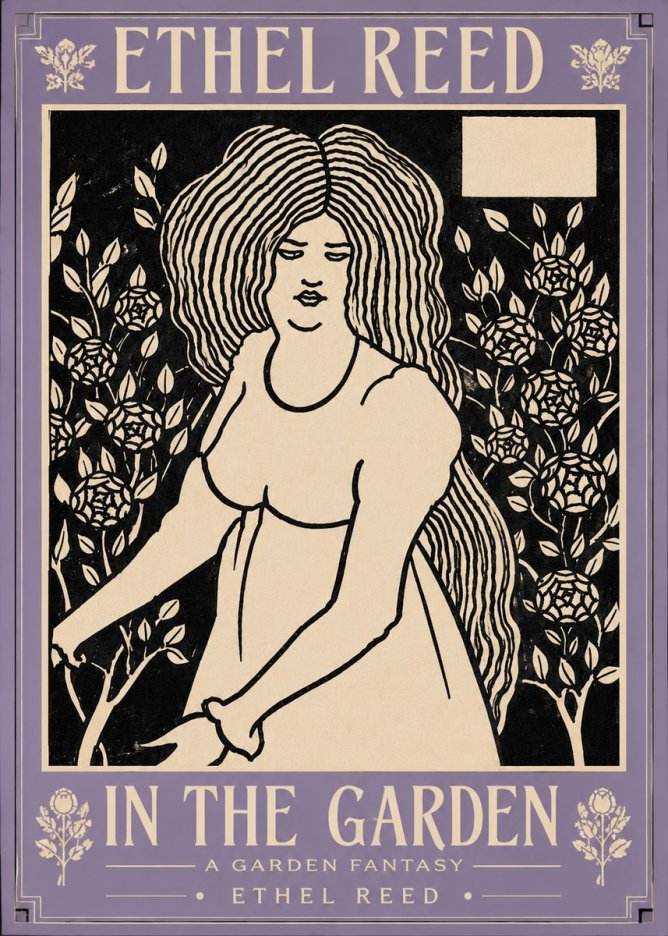 Ethel Reed In the Garden No5 - Plakát