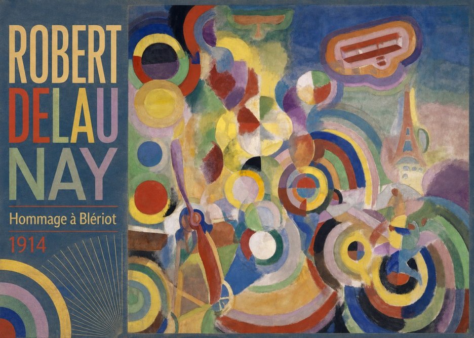 Robert Delaunay Hommage À Blériot 1914 No3 - Plakát