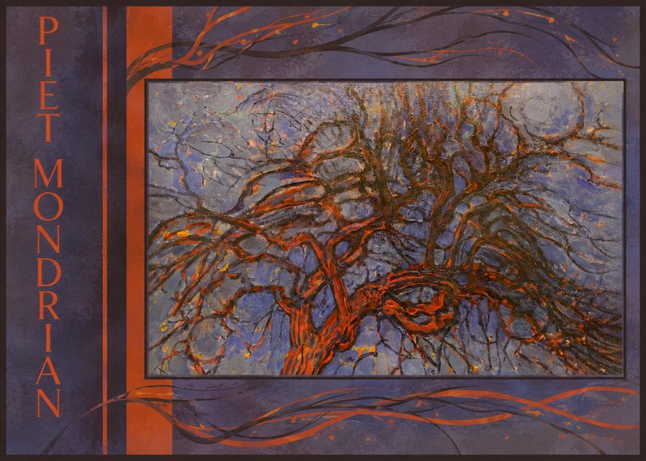 Piet Mondrian The Red Tree No2 - Plakát