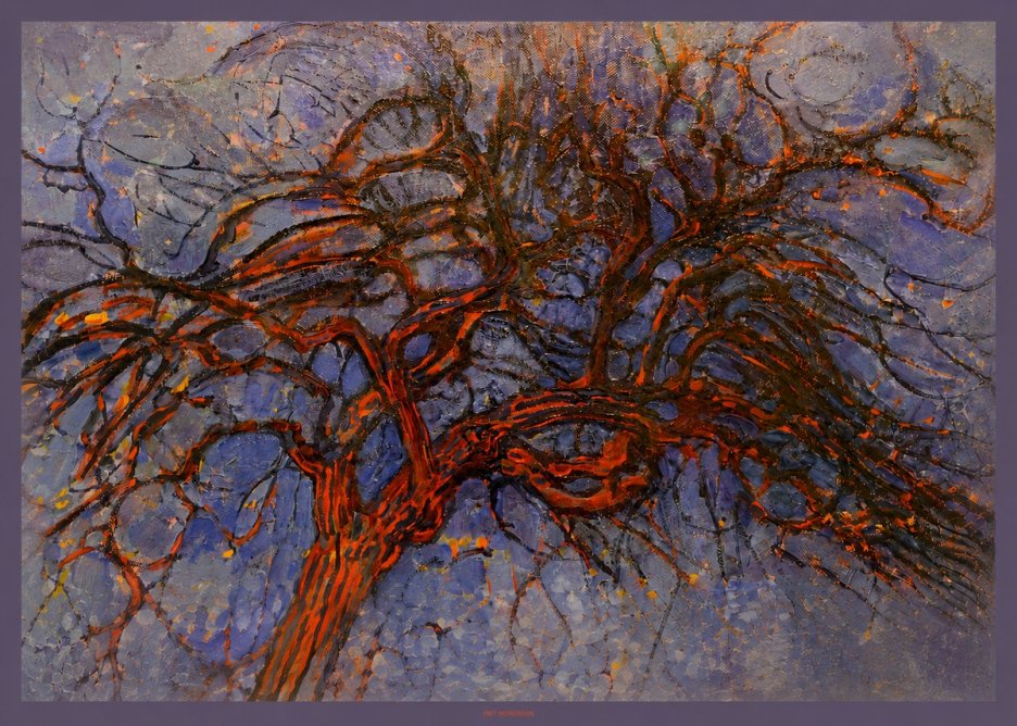 Piet Mondrian The Red Tree No6 - Plakát