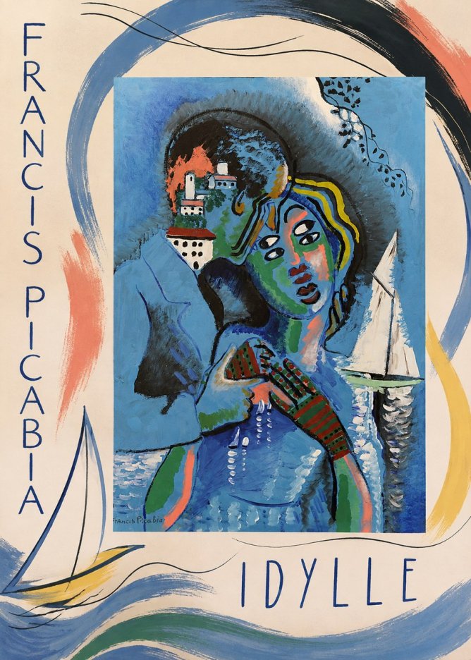 Francis Picabia Idylle No4 - Plakát
