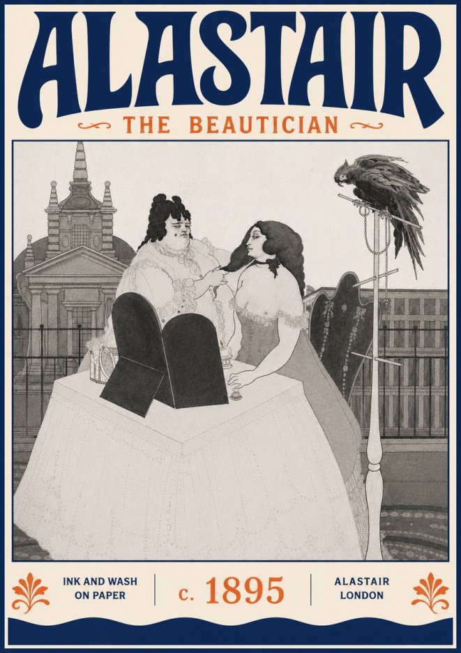 Alastair The Beautician No4 - Plakát