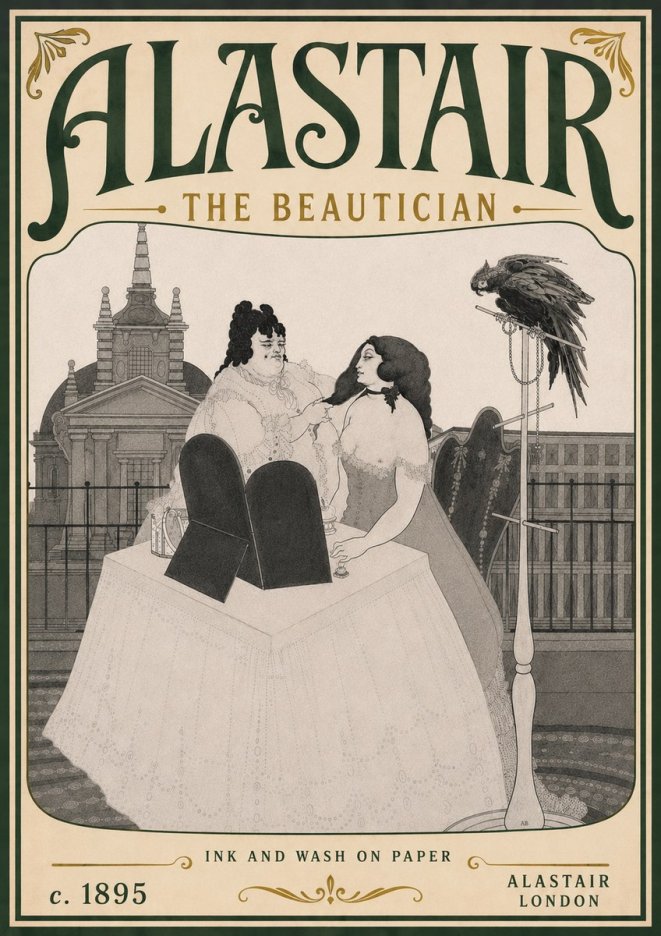 Alastair The Beautician No6 - Plakát