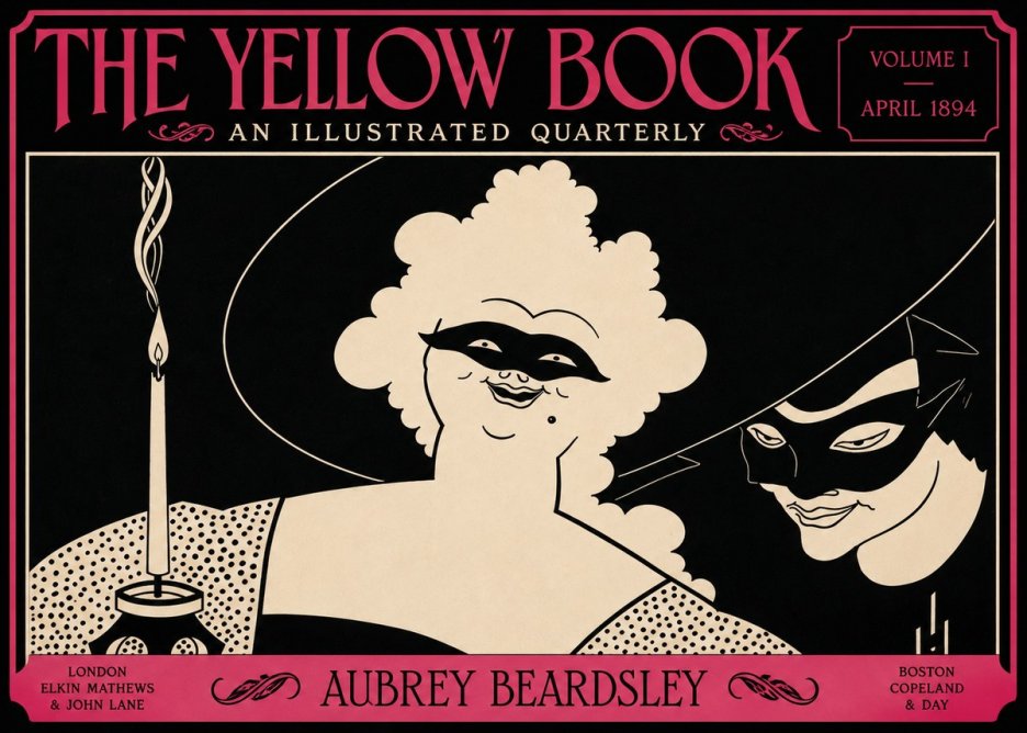 Aubrey Beardsley The Yellow Book I No5 - Plakát