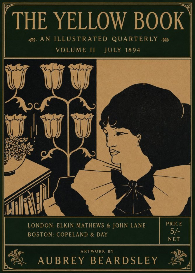 Aubrey Beardsley The Yellow Book - Volume Ii July 1894 No1 - Plakát