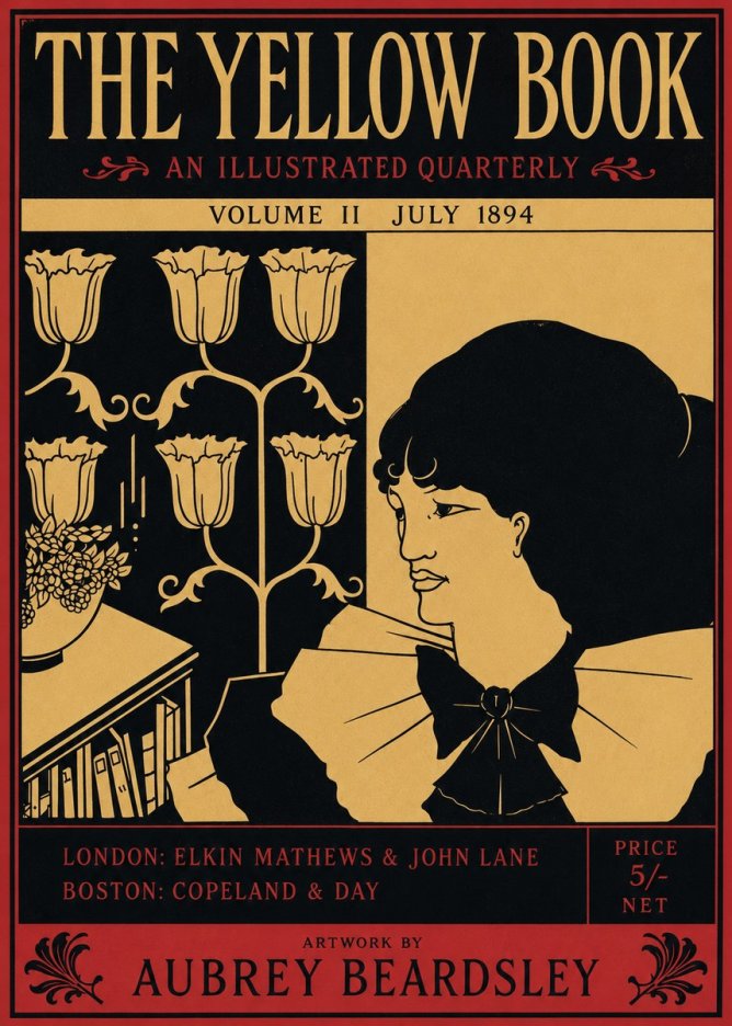 Aubrey Beardsley The Yellow Book - Volume Ii July 1894 No2 - Plakát