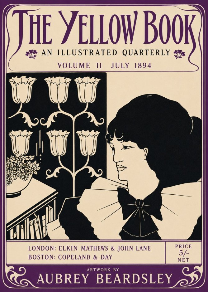 Aubrey Beardsley The Yellow Book - Volume Ii July 1894 No3 - Plakát