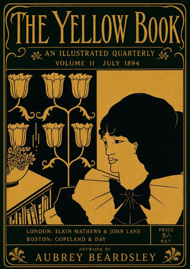 Aubrey Beardsley The Yellow Book - Volume Ii July 1894 No4 - Plakát