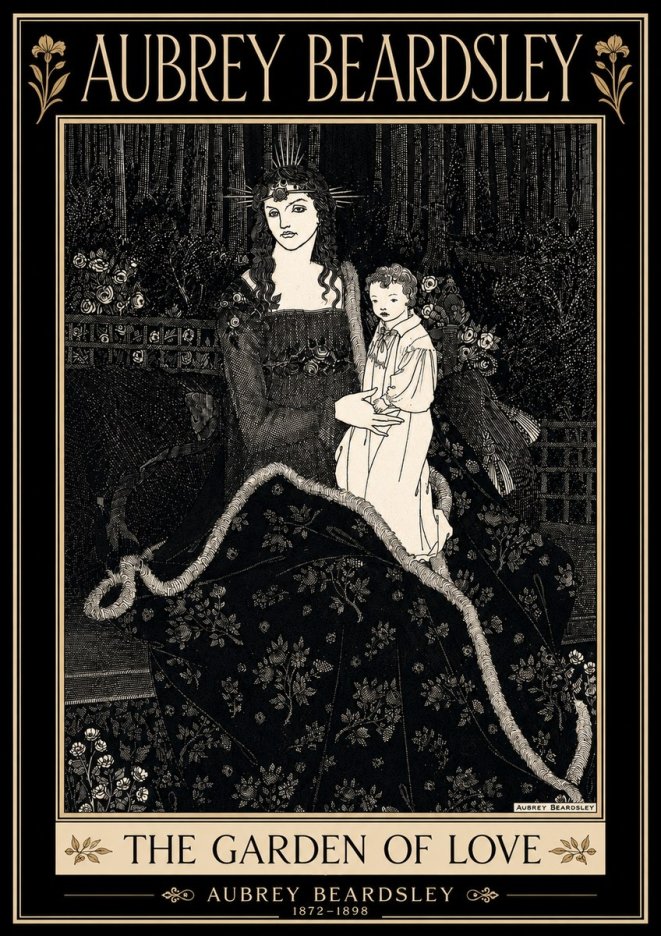 Aubrey Beardsley The Garden of Love No4 - Plakát