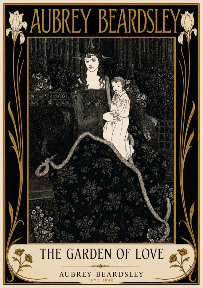 Aubrey Beardsley The Garden of Love No6 - Plakát