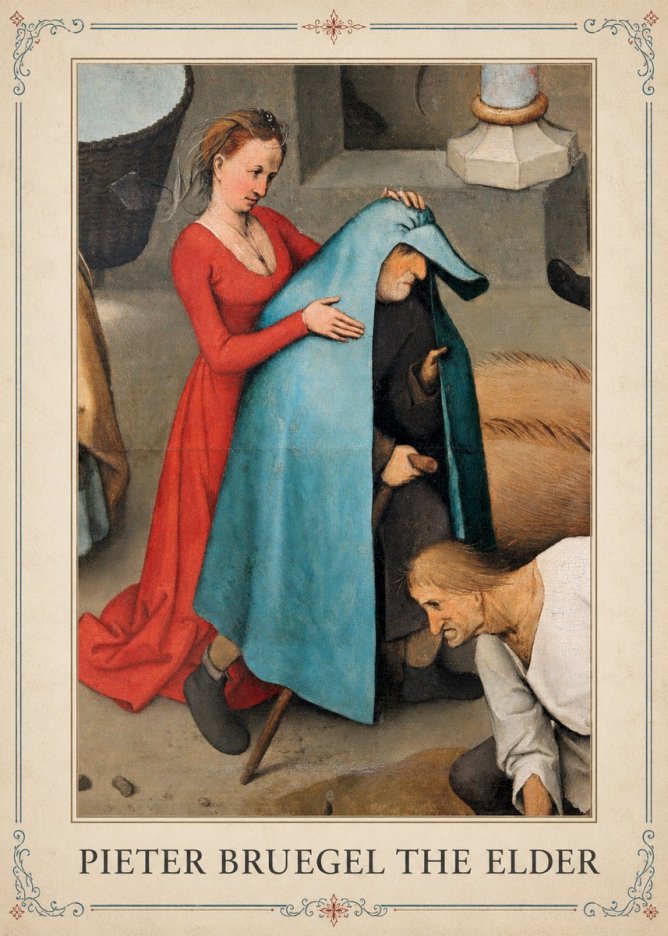 Pieter Bruegel The Blind Leading the Blind II No1 - Plakát