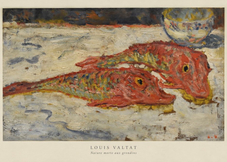 Louis Valtat Nature Morte Aux Grondins No6 - Plakát