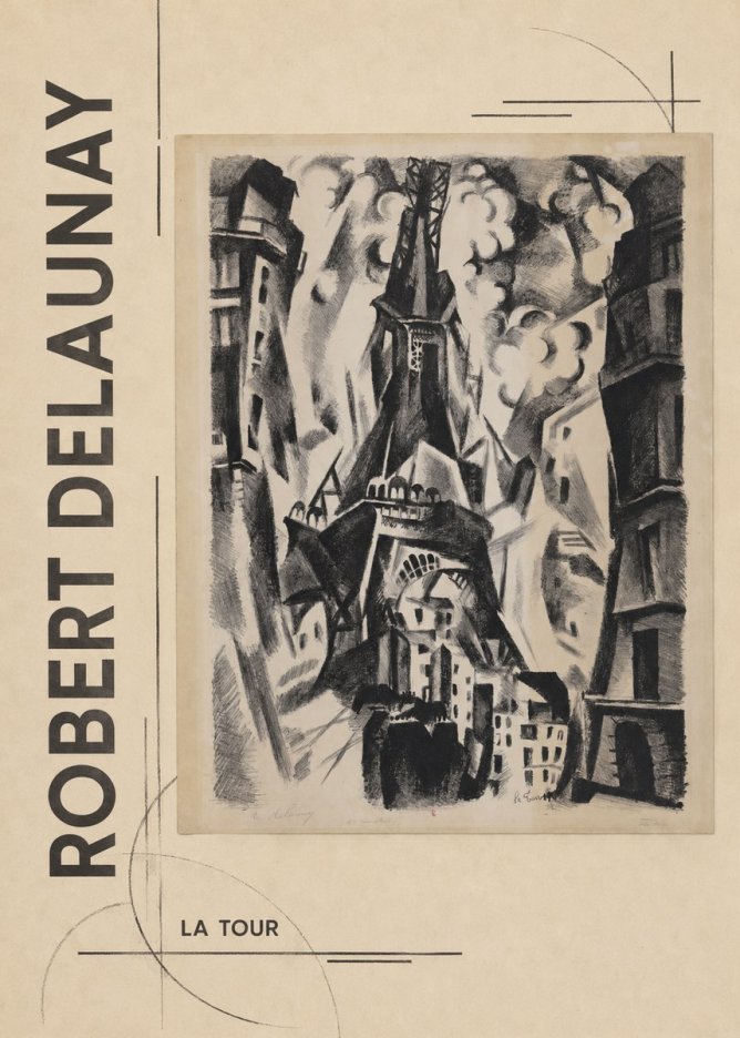 Robert Delaunay La Tour No2 - Plakát