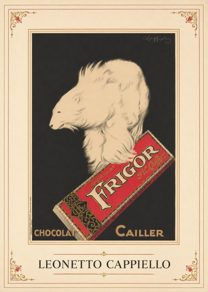 Leonetto Cappiello Chocolat Frigor No1 - Plakát