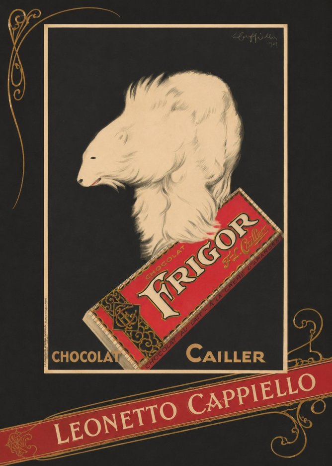 Leonetto Cappiello Chocolat Frigor No4 - Plakát