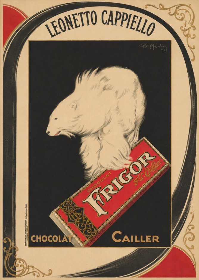 Leonetto Cappiello Chocolat Frigor No5 - Plakát