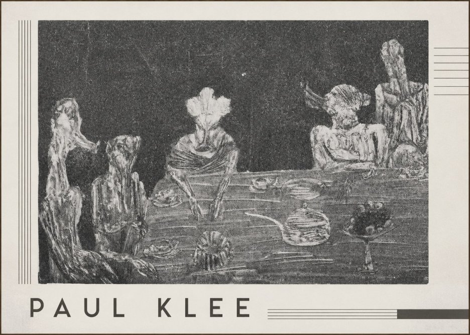 Paul Klee Die Mahlzeit No3 - Plakát