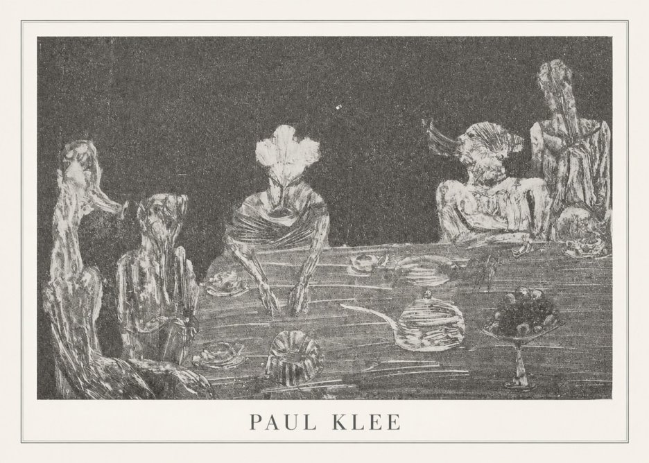 Paul Klee Die Mahlzeit No4 - Plakát