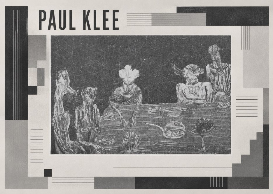 Paul Klee Die Mahlzeit No6 - Plakát