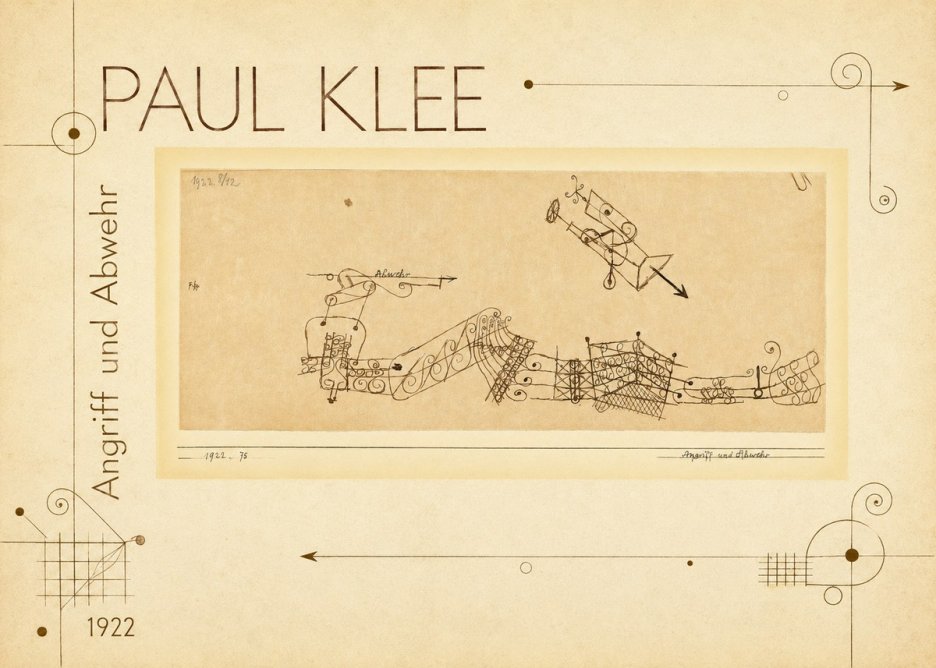 Paul Klee Angriff Und Abwehr No2 - Plakát