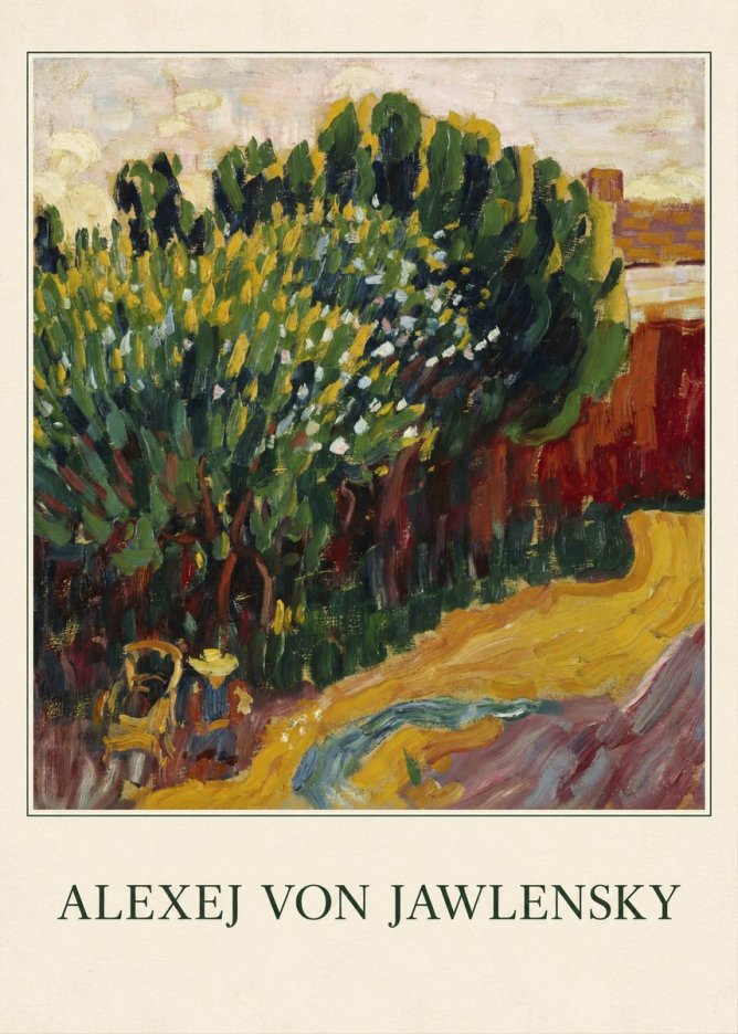 Alexej von Jawlensky Park Landscape (Murnau) No4 - Plakát