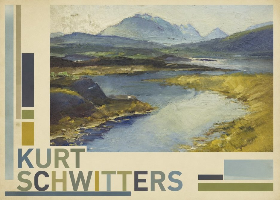 Kurt Schwitters Landschaft No5 - Plakát