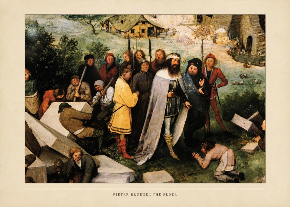 Pieter Bruegel The Blind Leading the Blind III No5 - Plakát