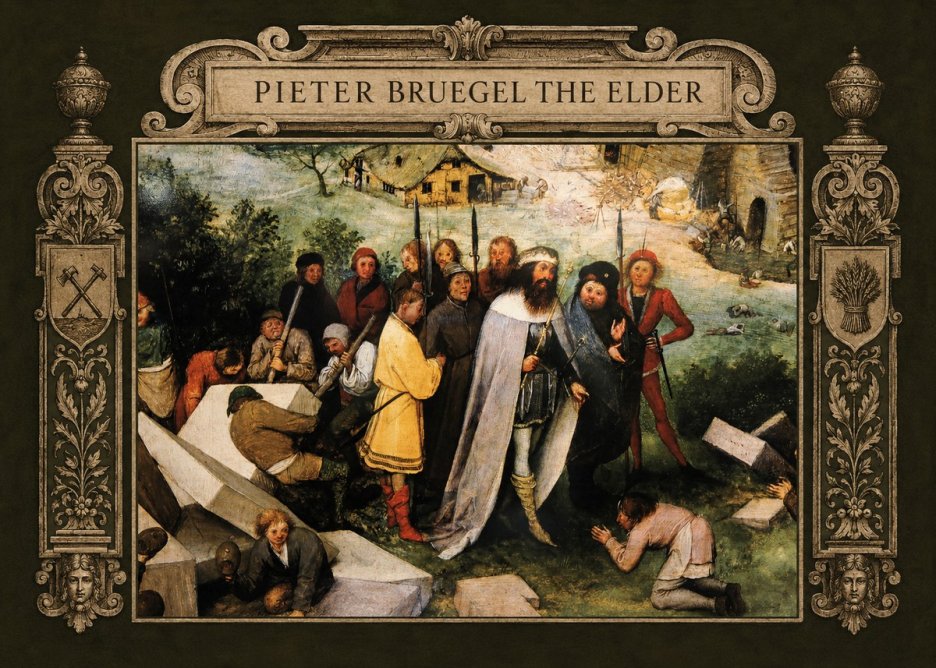Pieter Bruegel The Blind Leading the Blind III No6 - Plakát