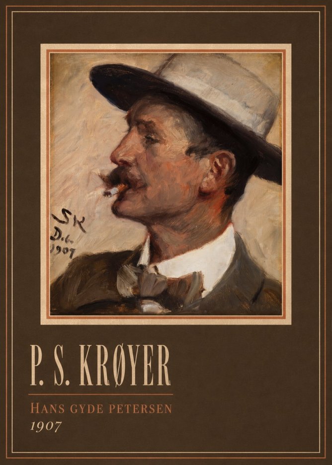 P.S. Krøyer Hans Gyde Petersen No3 - Plakát