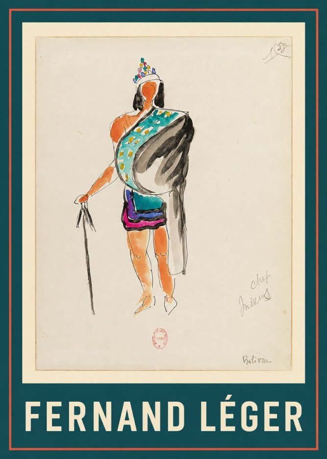 Fernand Léger Bolivar X No1 - Plakát